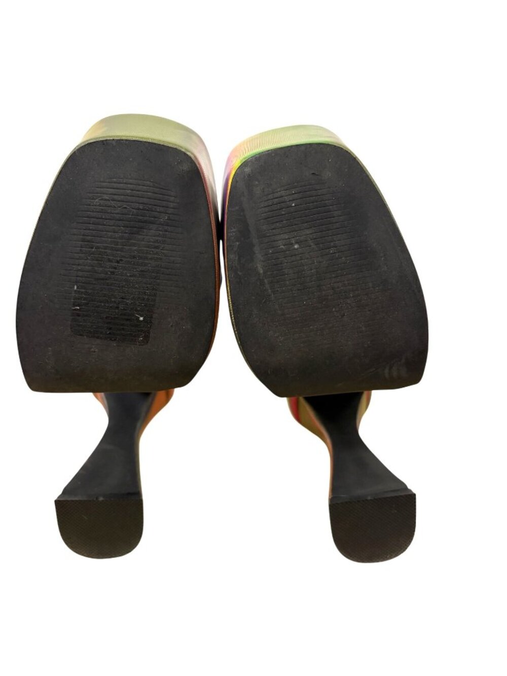 Poster Girl Rainbow Platform Heels Size 8 - Picture 7 of 9